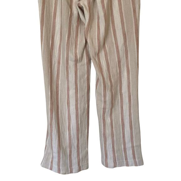 FAHERTY Day Tripper Striped Cotton Wide Leg Woven Pants, Size Small - Picture 10 of 12